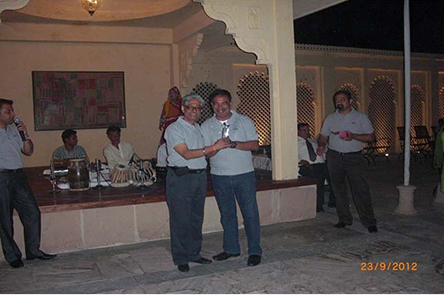Mr. Nayak with Chief Guest Prasad RN